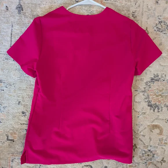 Figs Raspberry Scrub Set Xs - Picture 3 of 6